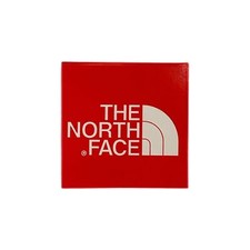 The North Face Aufkleber Abziehbild 2,5" x 2,5" Quadrat Vintage Rot Logo TNF Gorpcore