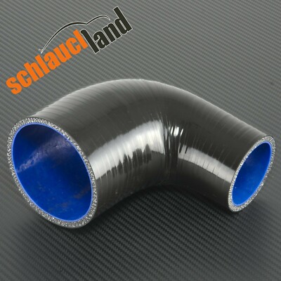 90° Reduzierbogen ID 30-25mm schwarz*** Silikonschlauch Reduzierstück Reduzierer