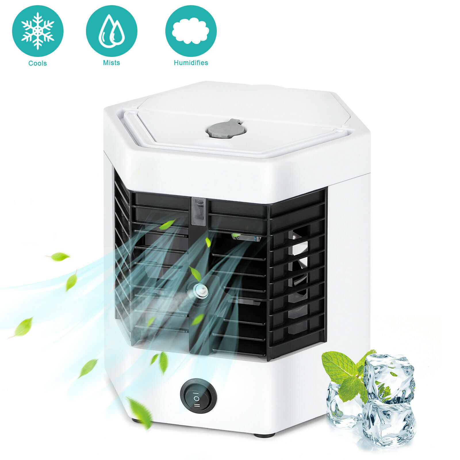 4 in 1 Personal Portable Cooler AC Air Conditioner Unit Air Fan Humidifier  US | Big Wave Automation Systems