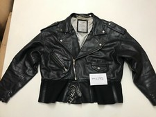 Hein Gericke Vintage Veste Cuir Moto Étiquette S Aisselle / 58.4cm (mc193)