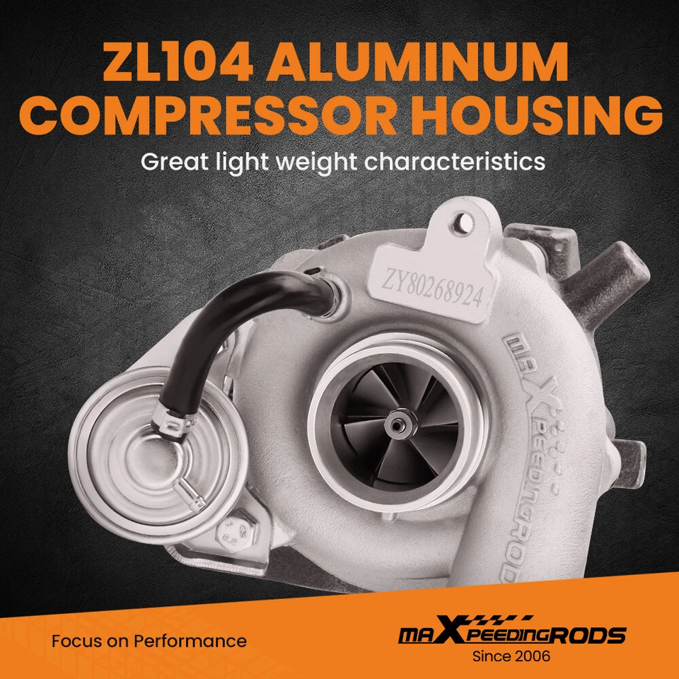 Turbo Charger For Mazda CX-7 CX7 2.3L Turbocharge 2007 2008 2009 2010 K0422-582 - Image 4 of 4