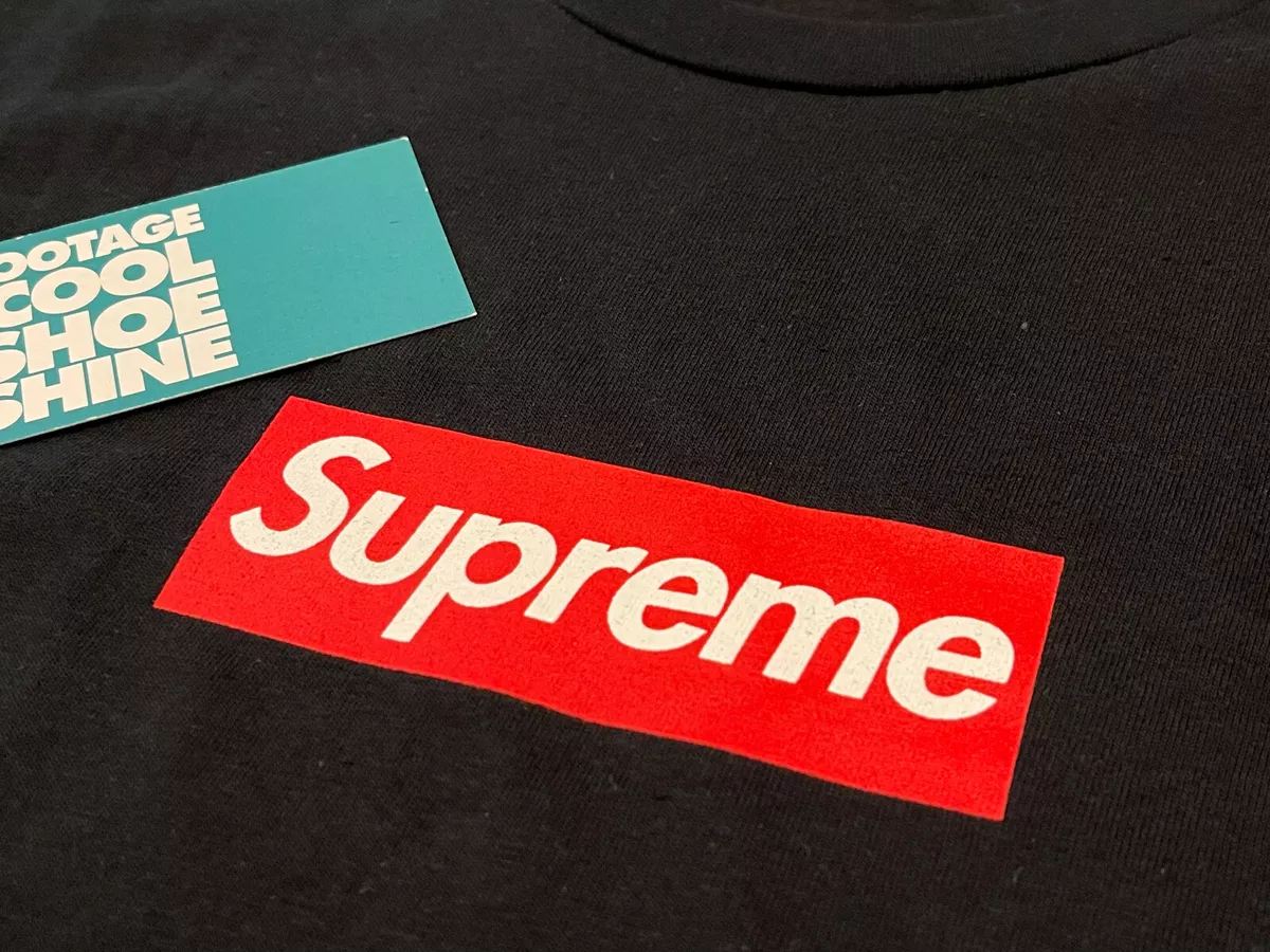 2014 20TH ANNIVERSARY BOX LOGO TEE SHIRT BLACK WHITE NEW XL |