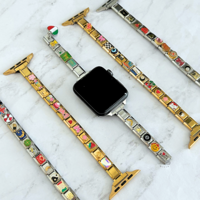 Italian Charm Bracelet Watch Strap Band Compatible with  display picture 3