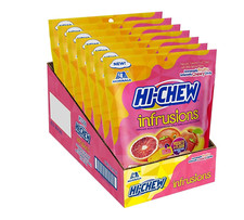 Morinaga Hi Chew Infrusions Orchard Mix Chewy Candy 4.24oz - Pack of Seven 7