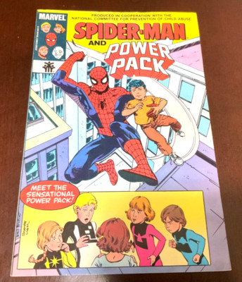 Marvel Comic Book  Spider-Man and Power Pack  #1  Vol. 1, 1984 Copper Age VG