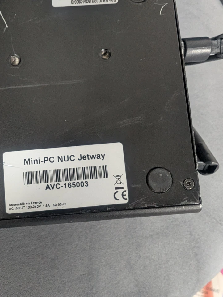 mini-pc nuc jetway avc-165003 Celeron J1900 64 go ssd + 250 go hhd 4 go ram - Photo 3/4