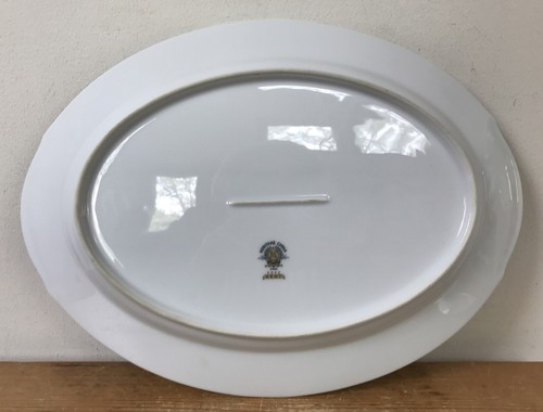 Vintage Noritake China Japanese Kent 5433 Porcelain Iris Floral Platter 13.75“ - Picture 5 of 5