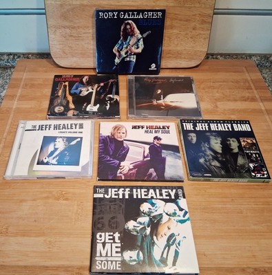 RORY GALLAGHER Defender, Blues 3CD Box, JEFF HEALEY Heal My Soul, Get Me Some...