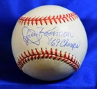 Jerry Koosman Beckett BAS Autograph National League ONL Signed Baseball 69 Champ