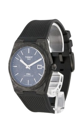 Tissot PRX Powermatic 80 Carbon Black Dial Auto Date Rubber Strap 40mm