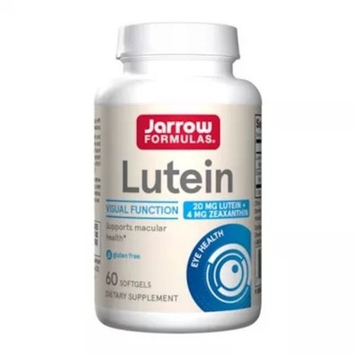 JARROW FORMULAS, LUTEIN 20mg Augengesundheit 60 Weichkapseln SUPER PREIS