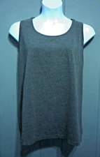 Catherines Size 2XWP (22/24WP) Woman's Gray Suprema Collection Tank Top