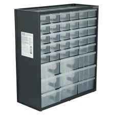 BLACK+DECKER Large & Small 39 Drawer Bin Blk - BDST40739BK