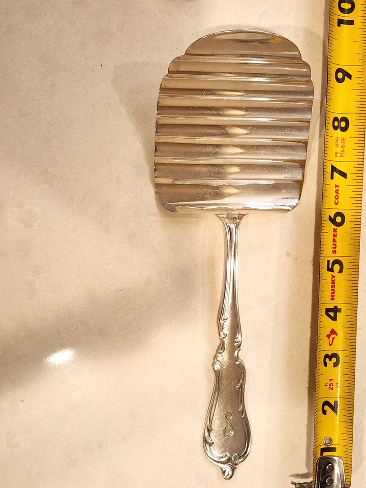 Asparagus Server 800 German Pattern Signed S Mono - Image 2 of 4