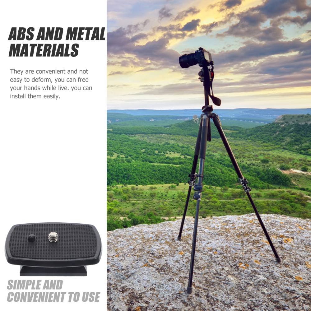 APL 2 Pezzi Piastra a Sgancio Rapido Supporto Telecamera di Sicurezza Scheda Rack Semplice