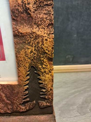 Picture Frame Rustic Trees 6.5 X 9.5 Holds 4 X 6 Picture - Picture 3 of 5