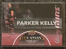 Upper Deck 2021-22 Series 2 UD Canvas Young Guns Parker Kelly #C215 Senators NHL