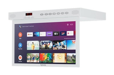 SYLVOX 15,6 Zoll k��chenfernseher klappbar HBBTV Android TV ��180�� Freies