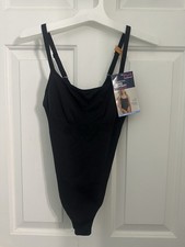 Maidenform Women's Seamless Thong Bodysuit Black, NWT Small