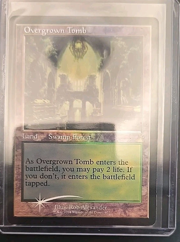 Overgrown Tomb (Retro Frame) Ravnica Remastered MTG Foil Near Mint - Image 3 of 3