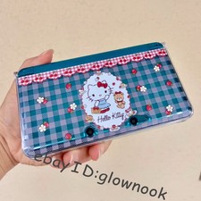 Hot Cute Blue Hello Kitty Strawberry Picnic Case for Nintendo series-Cover Shell