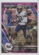 2021 Panini Prizm Draft Picks Purple Ice Prizm 68/149 Tyler Boyd #38 0c2