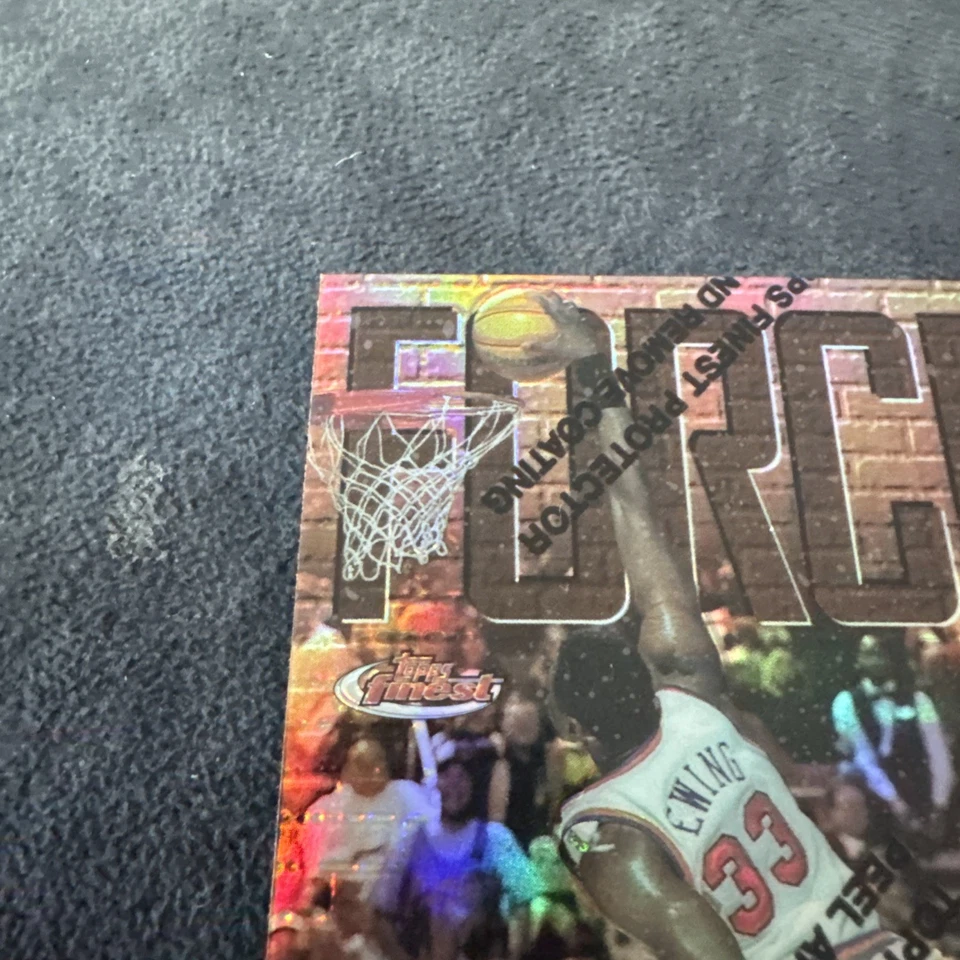 1997 Topps Finest PATRICK EWING FORCE РЕФРАКТОР С ПОКРЫТИЕМ #56🔥SHARP🔥РЕДКИЙ SP🔥 - Изображение 4 из 4