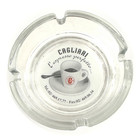 Vintage Ashtray Glass Cagliari Espresso Perfetto Italian Cafe Barware Italy