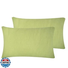 Dormlony Organic Cotton Muslin Mini Pillowcases with Envelope Design,2 Pack U