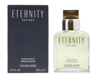 CALVIN KLEIN CK ETERNITY FOR MEN AFTERSHAVE SPLASH 100ML - SEALED
