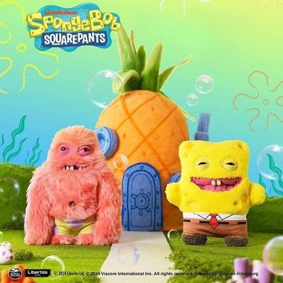Fuggler SpongeBob SquarePants and Patrick Star Rare Fuggler Style 2 Plush