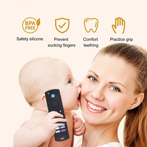 Remote Control Baby Teether High Simulation Various Buttons Gum Massage Soft - Picture 4 of 12