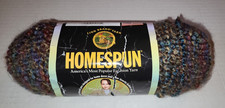 One 1 Skein Lion Brand Homespun Bulky 5 Multicolor Nouveau Yarn Made in USA