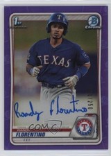 2020 Bowman Chrome Prospect Purple Refractor /250 Randy Florentino Auto 0q21