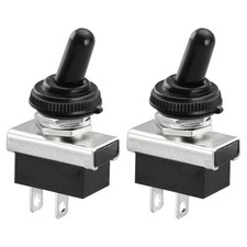 2PCS For Toggle Switch for Electrical Use KN3D101 Locking 25A 12V 2 Pin