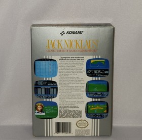 Jack Nicklaus Greatest 18 Holes of Major Championship Golf (NES, 1989) Excellent