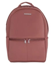 Mytagalongs Backpack Red Neoprene Pockets Padded Work Travel Gym School