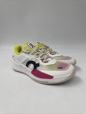 On THE ROGER Pro 2 White Lime Speedboard Tennis Shoes 3ME10302929 Mens Sz 8.5-14