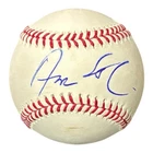 ANDERSON COOPER SIGNED OFFICIAL MLB BASEBALL BECKETT CNN REPORTER JOURNALIST