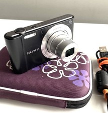 Sony Cyber-shot DSC-W810 Digital Camera 6x Optical Zoom 20.1 MP - Black