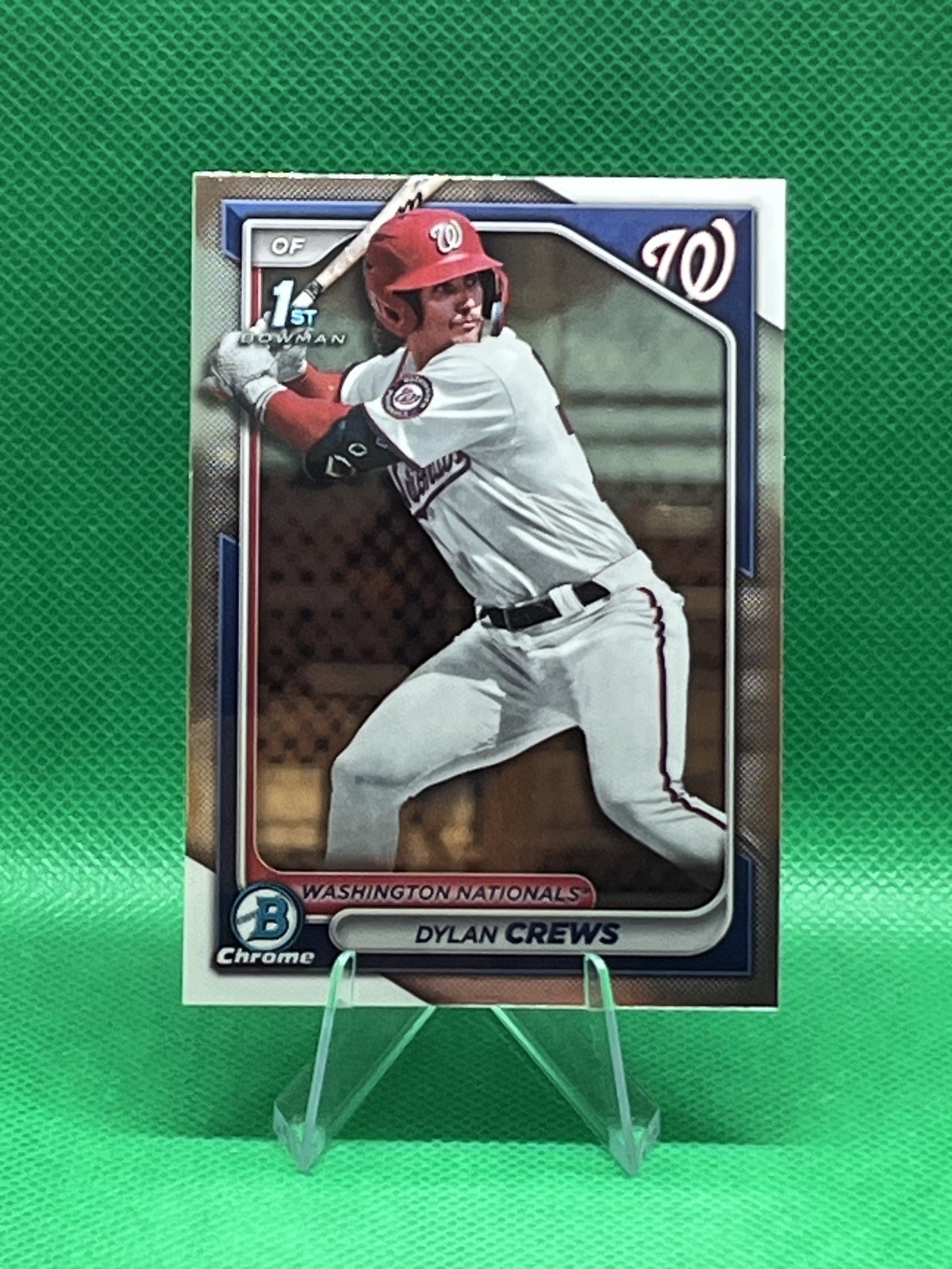 DYLAN CREWS - 2024 Bowman Chrome Prospects #BCP-23 (RC) Washington Nationals