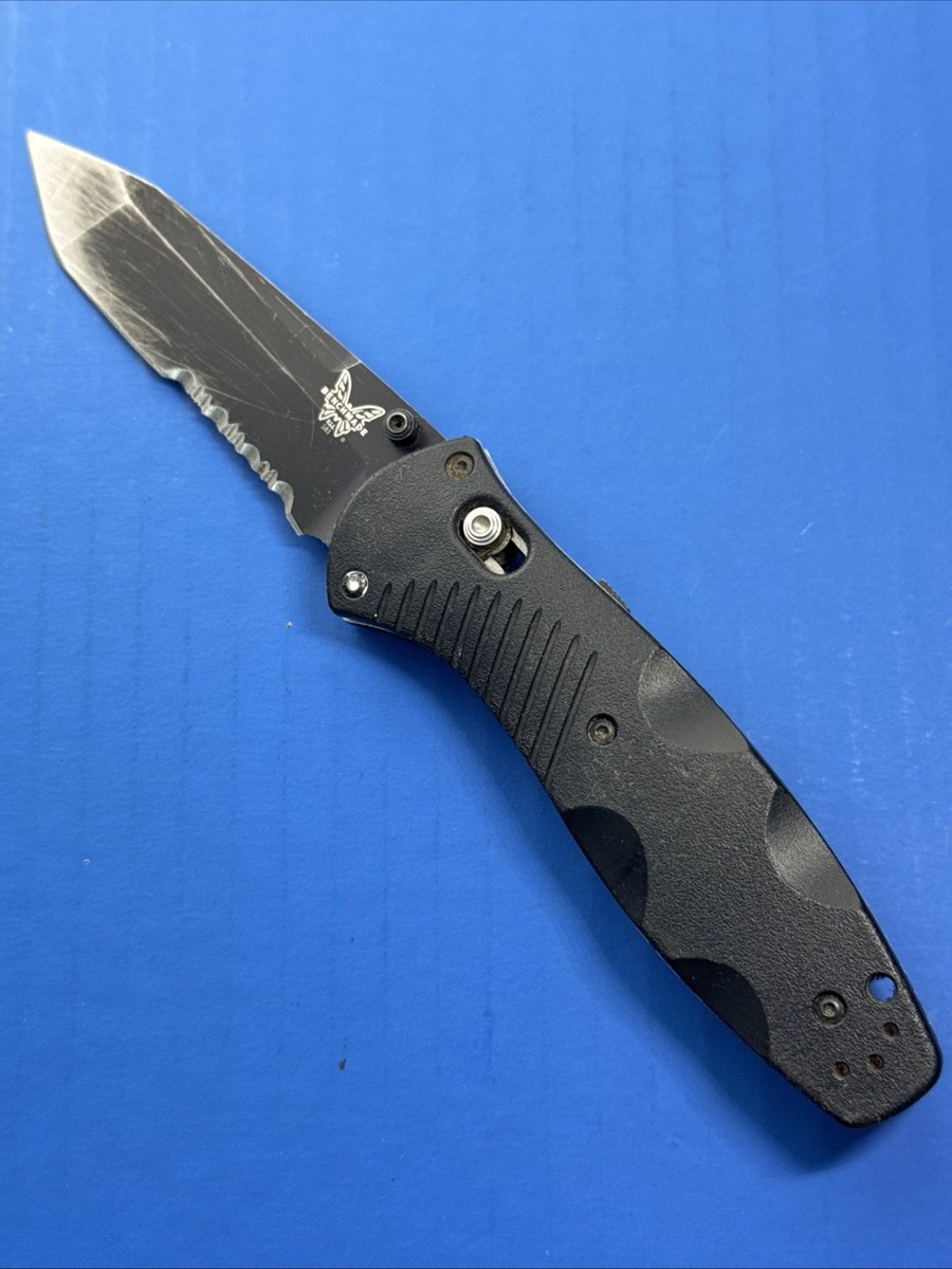 Benchmade 583SBK-154 Barrage Osborne Serrated Tanto 154CM Axis