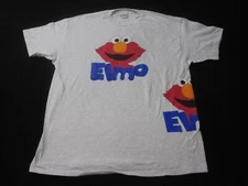 Vintage Elmo Shirt XL Gray Sesame Street