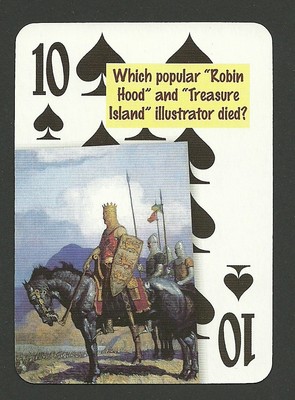 N.N. Newell Conyers Wyeth Artist Robin Hood Neat Playing Card #5Y4