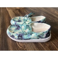Hey Dude Tie Dye Slip On Loafers Comfort Casual Shoes size K13