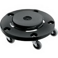 Rubbermaid Comm Prod 2640-20-BLA Black Trash Can Dolly