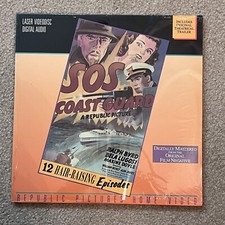 S.O.S. Coast Guard 1937 Laserdisc -Tested 12 Episode Serial 2 Discs Lugosi