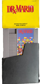 DR. MARIO NES NINTENDO ENTERTAINMENT SYSTEM 1990 AUTHENTIC GAME WITH BOOKLET