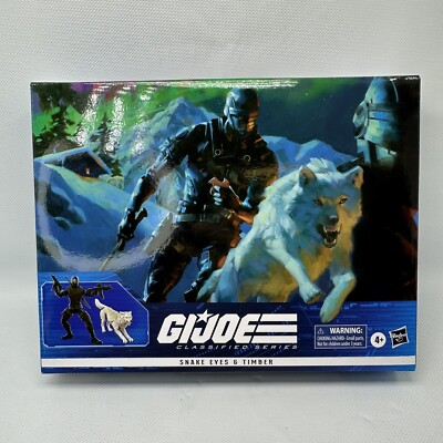 GI Joe Classified Series Snake Eyes & Timber 6 Inch Action Figures Brand New