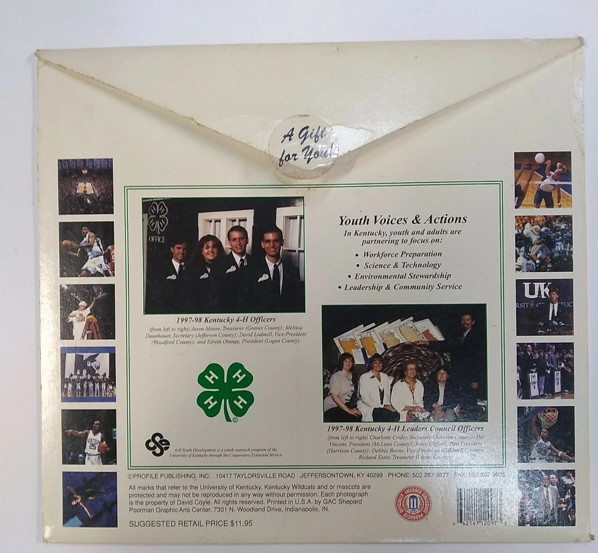 Kentucky UofK 1998 Sports Legends Wall Calendar 12”x 11” Unused | eBay